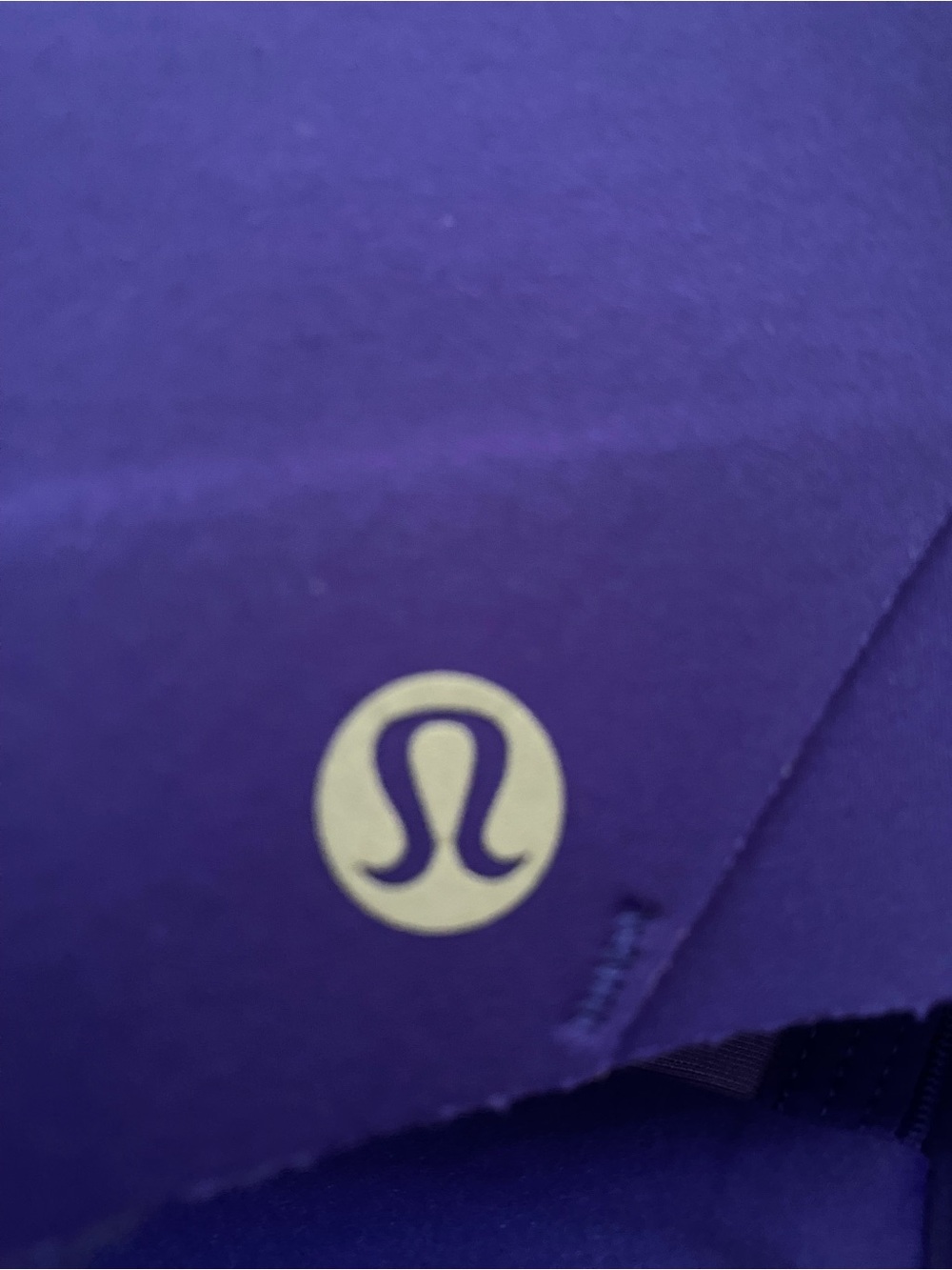 Lululemon Enlite Bra Zip Front High Support Violet Blue 32E *P1046